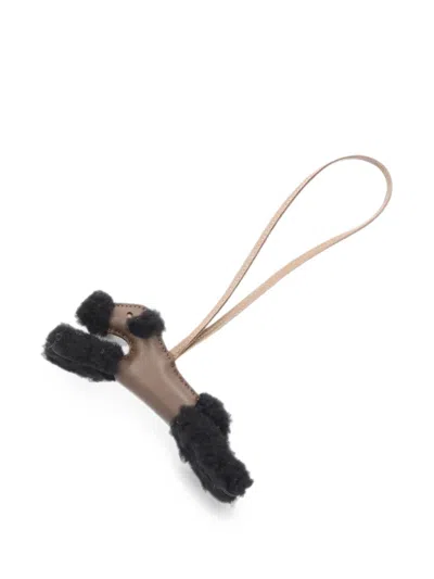 Pre-owned Hermes 2024 Budy Bag Charm In Brown