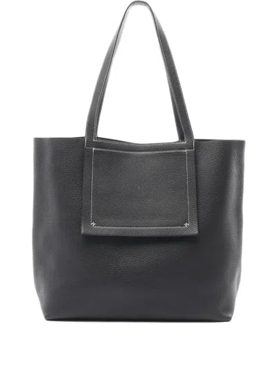 Pre-owned Hermes 2024 Cabaseri 46 Tote Bag In Black