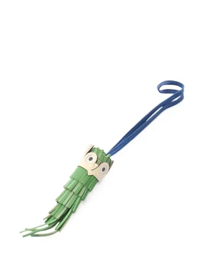 Pre-owned Hermes 2024 Chouette Veil Bag Charm In Green