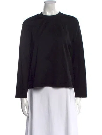Pre-owned Hermes 2024 Crew Neck Blouse In Black