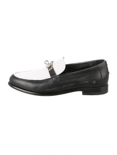 Pre-owned Hermes 2024 Destin Loafers In Black