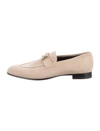 Pre-owned Hermes 2024 Destin Loafers In Neutral