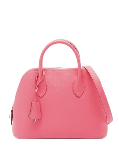 Pre-owned Hermes 2024 Epsom Bolide 1923 In Pink