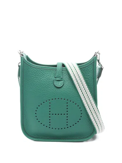 Pre-owned Hermes 2024 Evelyn Amazon Tpm Shoulder Bag In Green