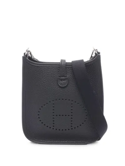 Pre-owned Hermes 2024 Evelyn Tpm Cross Body Bag In Black