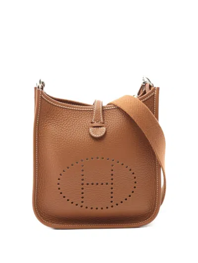 Pre-owned Hermes 2024 Evelyn Tpm Leather Shoulder Bag