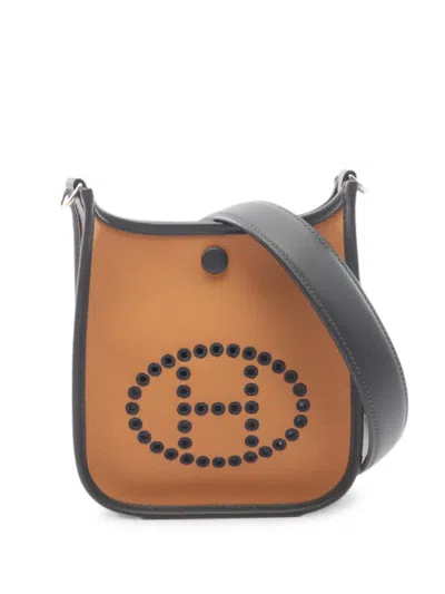Pre-owned Hermes 2024 Evelyn Tpm Shoulder Bag In ブラウン