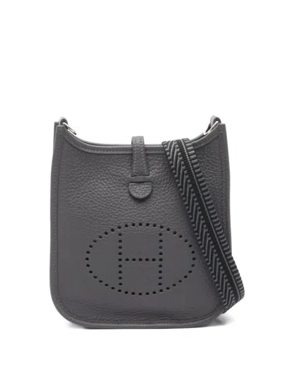 Pre-owned Hermes 2024 Evelyn Tpm Shoulder Bag In Black