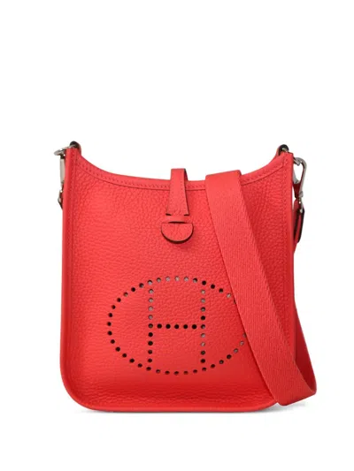 Pre-owned Hermes 2024 Evelyne Shoulder Bag In Pink