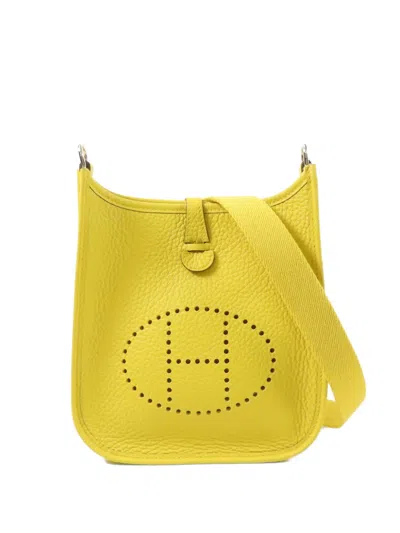 Pre-owned Hermes 2024 Evelyne Tpm Shoulder Bag In Yellow