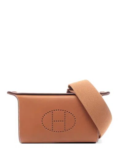 Pre-owned Hermes 2024 Fauves Crossbody Bag In Neutral