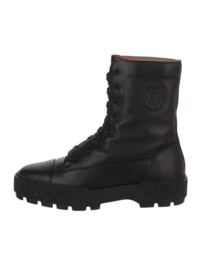 Pre-owned Hermes 2024 Fresh Combat Boots In Black