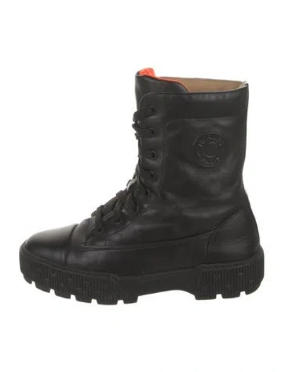 Pre-owned Hermes 2024 Fresh Combat Boots In Black