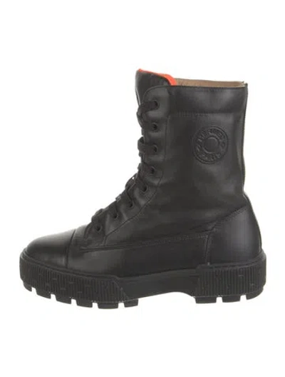 Pre-owned Hermes 2024 Fresh Combat Boots In Black