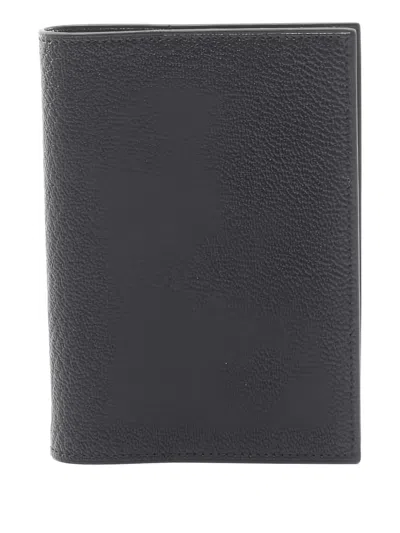 Pre-owned Hermes 2024 Gm Leather Planner Cover In Black