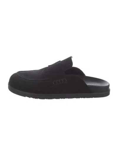 Pre-owned Hermes 2024 Go Mule Mules In Black