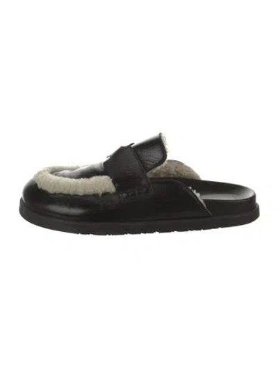 Pre-owned Hermes 2024 Go Mules In Black