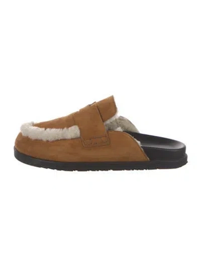 Pre-owned Hermes 2024 Go Mules In Brown