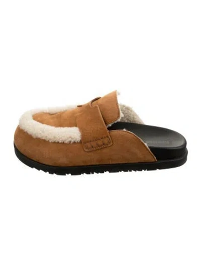 Pre-owned Hermes 2024 Go Mules In Brown