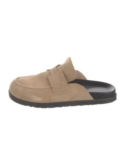 Pre-owned Hermes 2024 Go Mules In Neutral