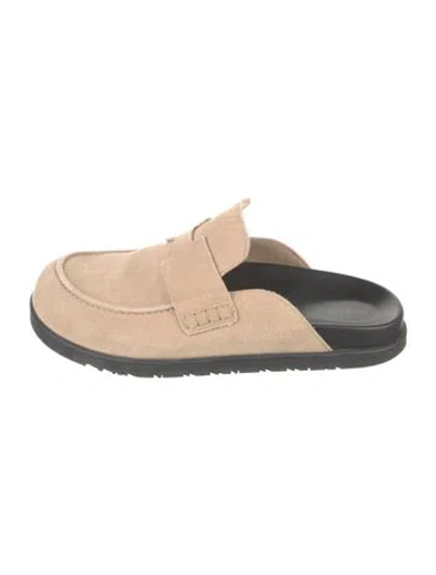 Pre-owned Hermes 2024 Go Mules In Neutrals