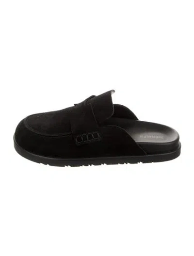 Pre-owned Hermes 2024 Go Slides In Black