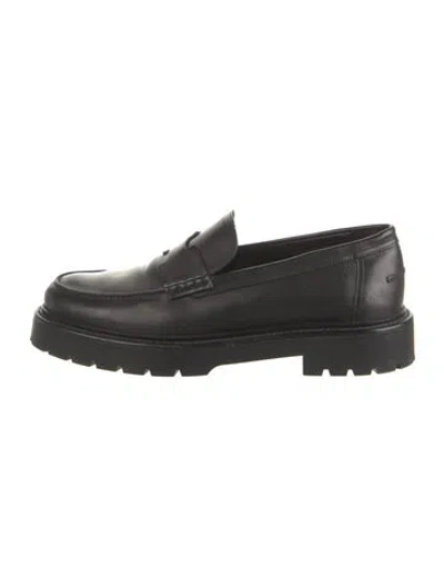 Pre-owned Hermes 2024 H Logo Loafers In Black