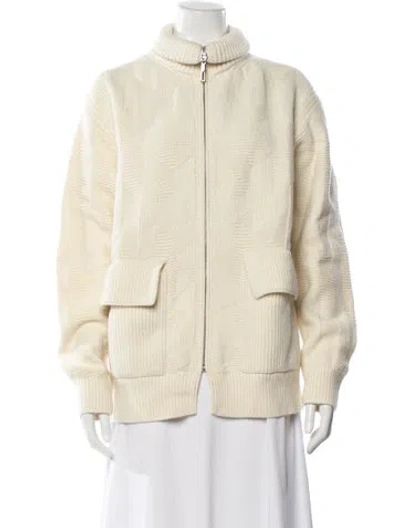 Pre-owned Hermes 2024 H Monogram Sweater In Neutral