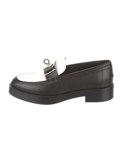 Pre-owned Hermes 2024 Hot Loafers In Black