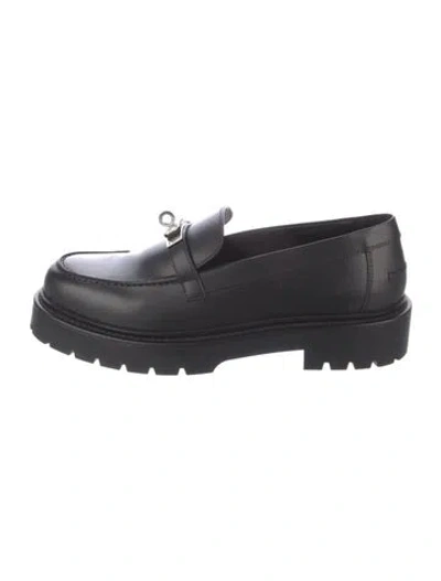 Pre-owned Hermes 2024 Icone Loafers In Black