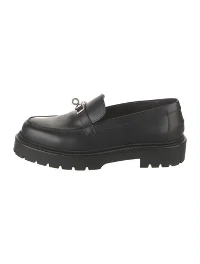 Pre-owned Hermes 2024 Icone Loafers In Black