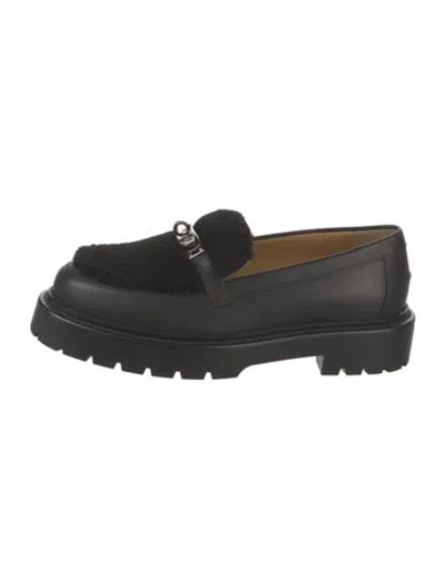 Pre-owned Hermes 2024 Icone Mules In Black