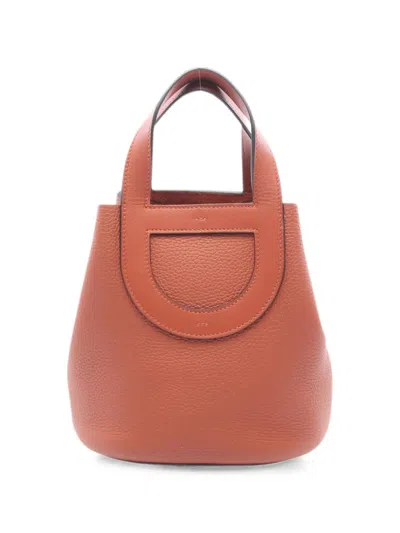 Pre-owned Hermes 2024 In The Loop 18 Handbag In Brown