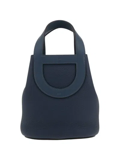 Pre-owned Hermes 2024 In The Loop Tote Bag In Blue