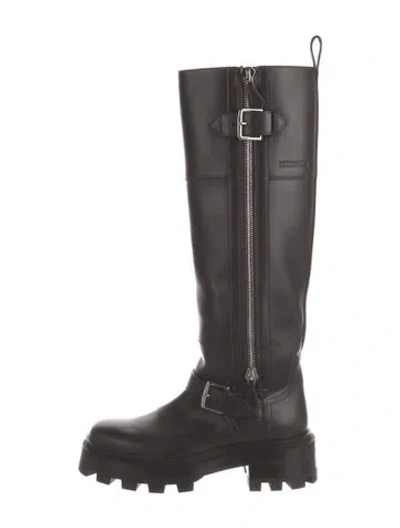 Pre-owned Hermes 2024 Jaime Moto Boots In Brown