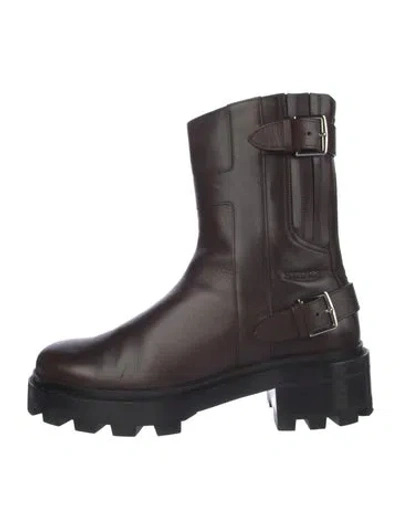 Pre-owned Hermes 2024 Jaimy Boots In Brown