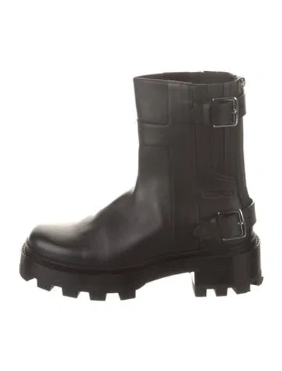 Pre-owned Hermes 2024 Jaimy Combat Boots In Black
