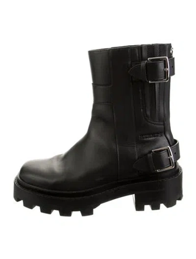 Pre-owned Hermes 2024 Jaimy Moto Boots In Black