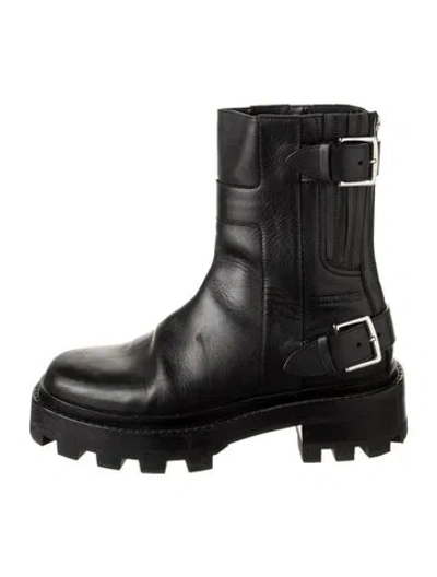 Pre-owned Hermes 2024 Jaimy Moto Boots In Black