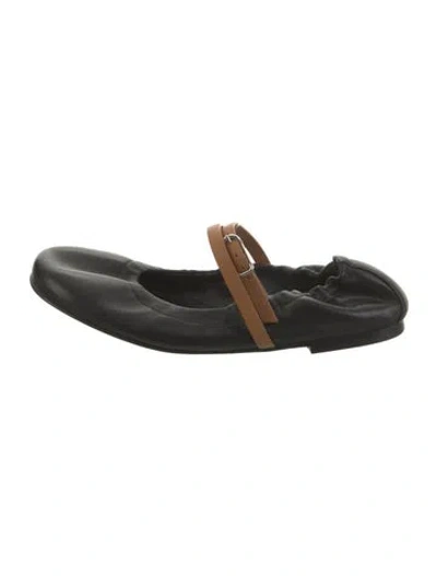 Pre-owned Hermes 2024 Jolly Ballet Flats In Black