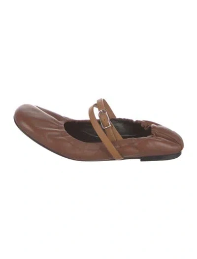 Pre-owned Hermes 2024 Jolly Mules In Brown