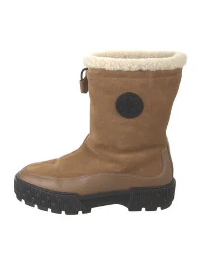 Pre-owned Hermes 2024 Journey Boots In Brown