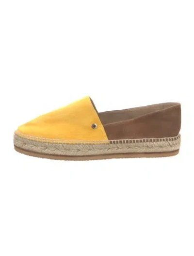 Pre-owned Hermes 2024 Joven Espadrilles In Yellow