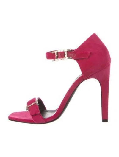 Pre-owned Hermes 2024 Judy 105 Sandals W/ Tags In Pink