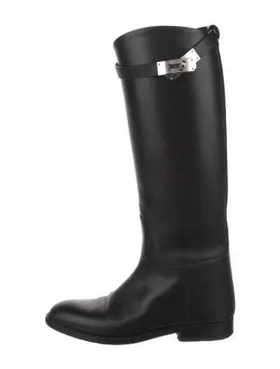 Pre-owned Hermes 2024 Jumping Riding Boots In Black