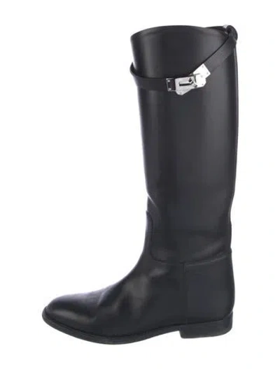 Pre-owned Hermes 2024 Jumping Riding Boots In Black
