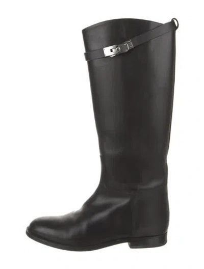 Pre-owned Hermes 2024 Jumping Riding Boots In Black