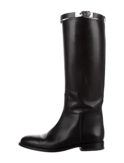 Pre-owned Hermes 2024 Jumping Riding Boots In Black