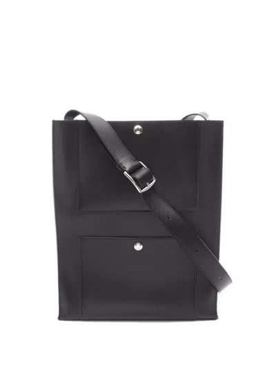 Pre-owned Hermes 2024 Kabash Evergrain Shoulder Bag In Black