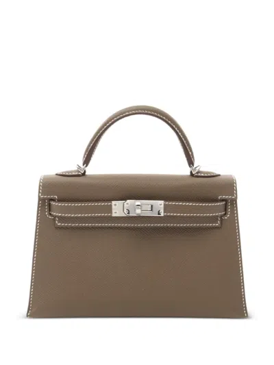 Pre-owned Hermes 2024 Kelly 2 Handbag In Brown